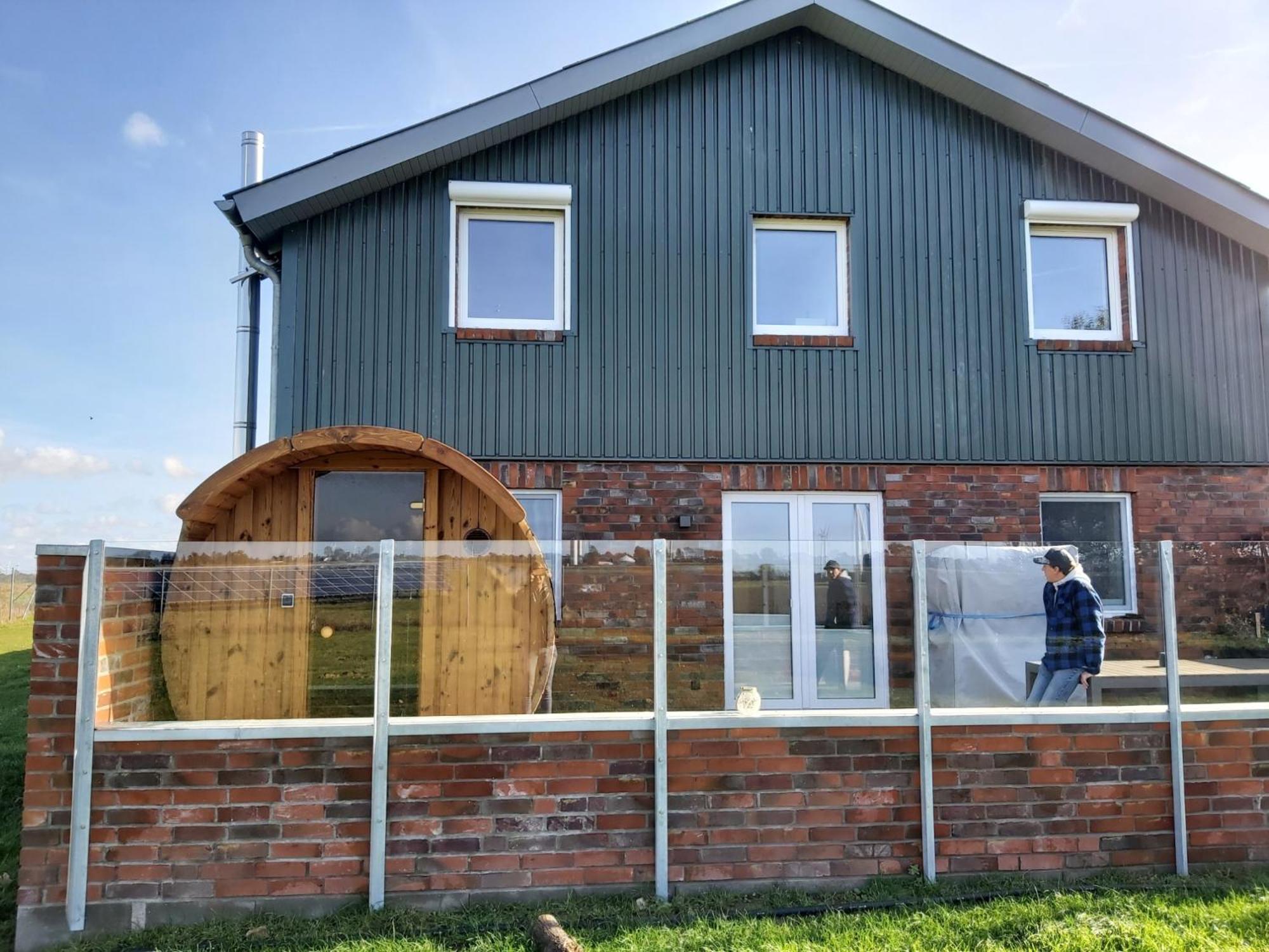 Neu! Ferienhaus Taja Niebuell Mit Sauna Εξωτερικό φωτογραφία
